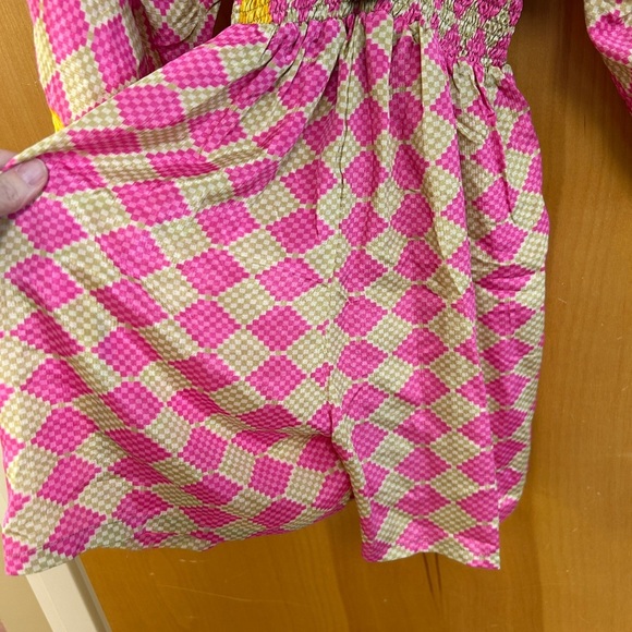 NWT Colorful Boho Swim Cover-Up/Romper - one size - Picture 3 of 3